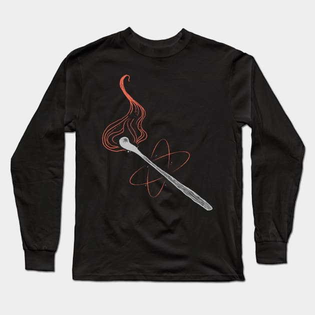 Magical Fire Long Sleeve T-Shirt by BlackGoatVisions